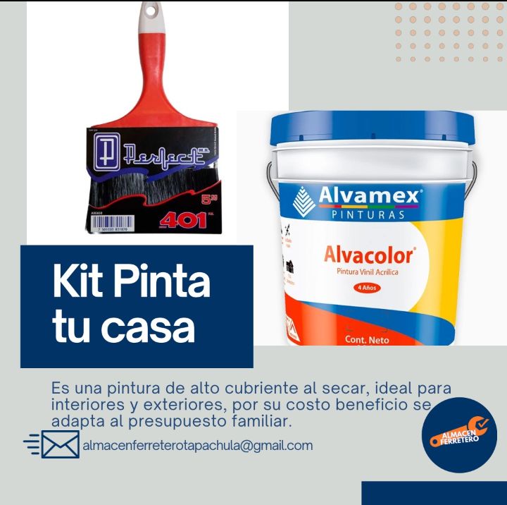 Pintura vinilica cubeta 19 Lts