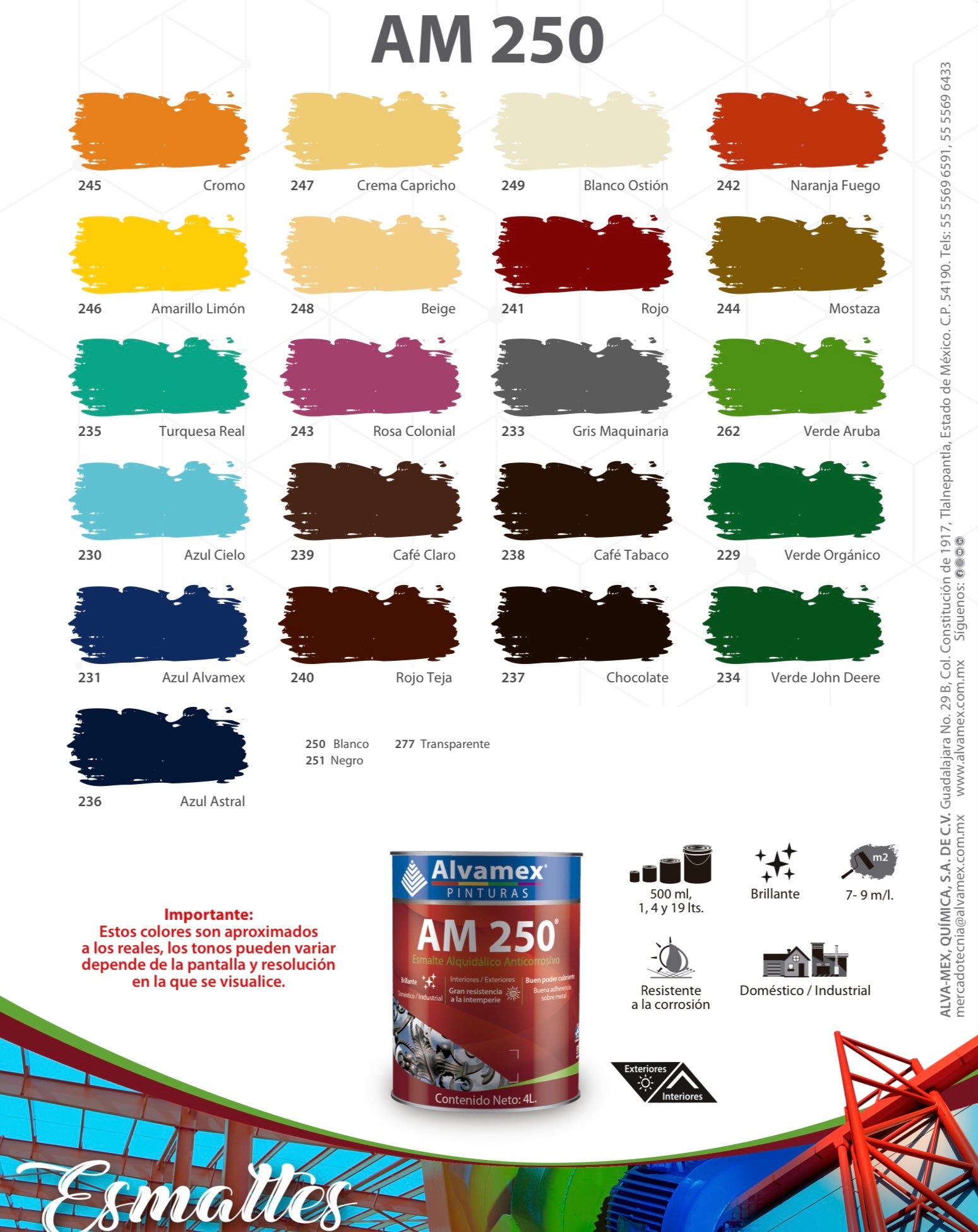 Pintura esmalte Pinturama Lt
